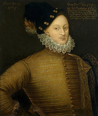 <span class="mw-page-title-main">Edward de Vere, 17th Earl of Oxford</span> 16th-century English peer and courtier