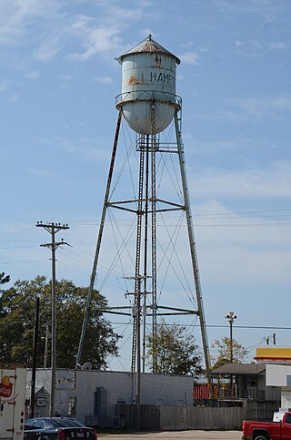 <span class="mw-page-title-main">Hampton, Arkansas</span> Town in Arkansas, United States