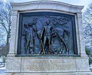 <span class="mw-page-title-main">Lafayette Memorial</span> Memorial in Brooklyn, New York, U.S.