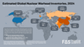 Image 55The number of nuclear warheads by country in 2024, based on an estimation by the Federation of American Scientists. (from Nuclear weapon)