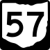 State Route 57 marker