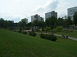 Park at the corner of 1 Maja and Dworcowa Streets