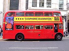 An AEC Routemaster, a pioneering 1950s bus design RM Routemaster profile.jpg