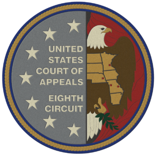 <span class="mw-page-title-main">United States Court of Appeals for the Eighth Circuit</span> Current United States federal appellate court