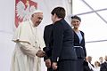 Polish Prime Minister Beata Szydło with Pope Francis (2016)