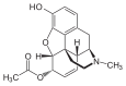 Chemical structure of 6-MAM.