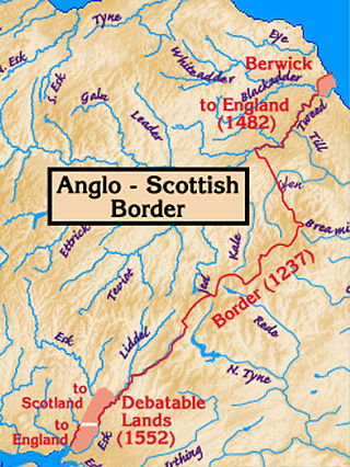 <span class="mw-page-title-main">Debatable Lands</span> Region in Great Britain