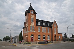 Post office in downtown Battleford