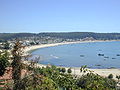 Panorámica del balneario de Dichato.