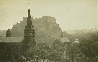 View from the hotel in 1938