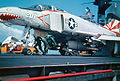 VF-111 Sundowners F-4B launching for a mission in Vietnam