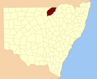 Finch County Cadastral in New South Wales, Australia