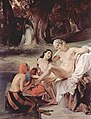 بتسابه Bathing (۱۸۳۴) Private collection, Lugano