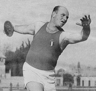 <span class="mw-page-title-main">Giuseppe Tosi</span> Italian discus thrower