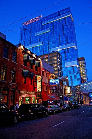 <span class="mw-page-title-main">Hollywood Casino at Greektown</span> Casino and hotel in the United States