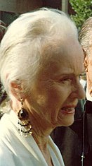 Photograph of actress Jessica Tandy at the Academy Awards.