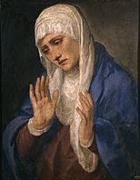 Mater dolorosa aux mains ouvertes 1555, musée du Prado, Madrid