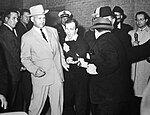 Robert H. Jacksons Pulitzer Prize-vinnande bild av Jack Ruby som skjuter Lee Harvey Oswald.