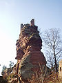 Die Ruine Lützelhardt bei Obersteinbach im Elsass