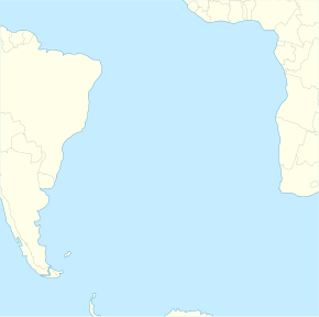 Tristan da Cunha is located in South Atlantic