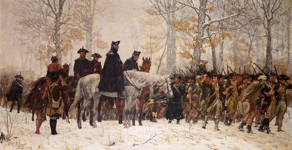 La marxa de Valley Forge, per William B. T. Trego, 1883