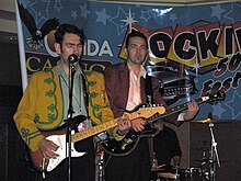 Alan Subola (left) and Dave Wolfe of The Vibro Champs in 2007