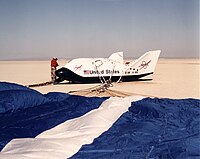 X-38 Lakebed Touchdow