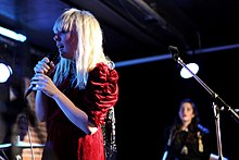 Austra performing in 2011