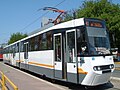 Un tramway de Bucarest.