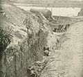 Confederate siege gun mounted in the river fortifications at Port Hudson, 1863.