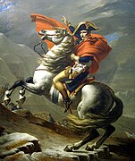 Jacques-Louis David, Napoleon prelazi Alpe, 1801.