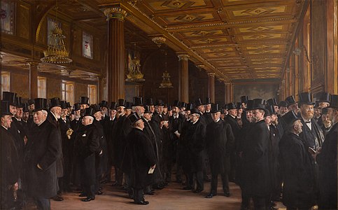 From Copenhagen Stock Exchange, by Peder Severin Krøyer