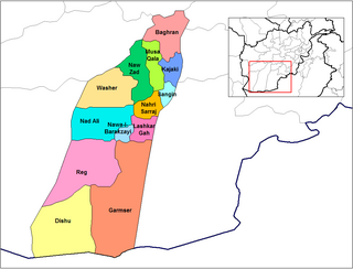 <span class="mw-page-title-main">Nawa-I-Barakzayi District</span> District in Helmand Province, Afghanistan