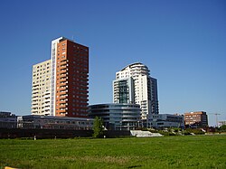 High-rise buildings in Prague 13