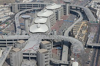 <span class="mw-page-title-main">Jamaraat Bridge</span> Pedestrian bridge in Mina, Saudi Arabia, used by Muslims during the Hajj