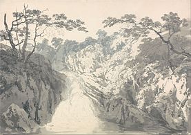 Landscape with Waterfall, 1796.