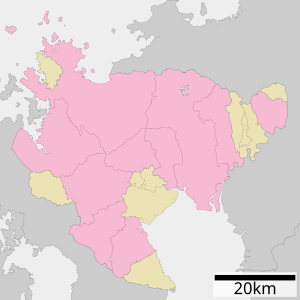 佐賀県の位置（佐賀県内）