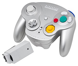 <span class="mw-page-title-main">WaveBird Wireless Controller</span> Radio frequency-based wireless controller for the GameCube