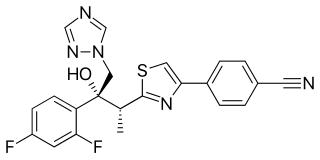 <span class="mw-page-title-main">Ravuconazole</span> Chemical compound