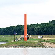 Skulptur Rheinorange in Duisburg