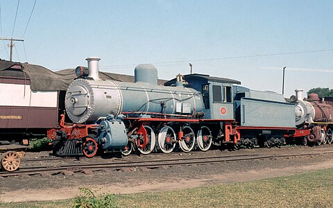 Sharp, Stewart-built no. 1126, Livingstone Railway Museum, Zambia, 31 May 1990