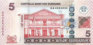 <span class="mw-page-title-main">Surinamese dollar</span> Currency of Suriname