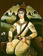 Unknown Azerbaijani artist - Portrait of Darvish Nurali Shah