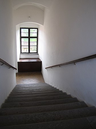 Stairs in the Bučovice Chateau