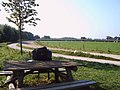 Scene on the Zuiderzeepad hiking route, east of Nijkerk, the Netherlands