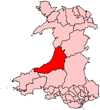 <span class="mw-page-title-main">Ceredigion (UK Parliament constituency)</span> UK Parliamentary constituency, 1997–2024