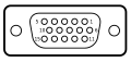 Pinout del conector DE-15F.