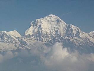 "The White Mountain" seen from Poon hill