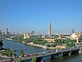 Cairo Tower with Al-Gala Bridge