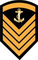 Το διακριτικό του Αρχικελευστή ΕΠΟΠ-ΕΜΘ στο πολεμικό ναυτικό.